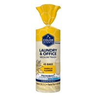 Color Scents 8 gal Vanilla Scent Trash Bags Twist Tie 45 pk (Pack of 8) - Deal of The Week