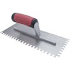 Marshalltown 4-1/2 in. W Steel Notched Trowel