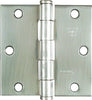 National Hardware 3.5 in. L Silver Door Hinge 1 pk