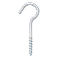 Hampton Silver Steel Zinc Plated Screw-in 50 lbs. Capacity Ceiling Hook 3.375 L in. (Pack of 50)