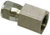 Apache Steel 3/8 in. D X 3/8 in. D Hydraulic Adapter 1 pk