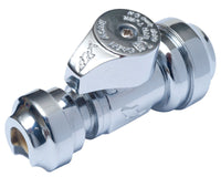 SharkBite 1/2 in. PTC X 1/4 in. Brass Straight Stop Valve - Deal of The Week