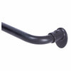 Kenney Sun Zero Black Room Darkening Curtain Rod 48 in. L X 86 in. L