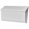 Gibraltar Mailboxes Woodlands Contemporary Galvanized Steel Wall Mount White Mailbox