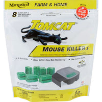Tomcat Mouse Killer I Refillable Bait Station 1 oz 8 Count Black