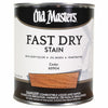 Old Masters Professional Semi-Transparent Cedar Oil-Based Alkyd Fast Dry Wood Stain 1 qt (Pack of 4)