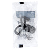National Hardware Medium Matte Black Metal 1.76 in. L Double Hook 35 lb 2 pk