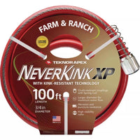 Teknor Apex NeverKink Pro 3/4 in. D X 100 ft. L Heavy Duty Contractor Grade Garden Hose - Open Box