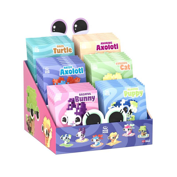 Plus-Plus Pet Packets Building Toy Multicolored 36 pc (Pack of 36)
