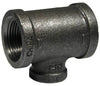 Bk Products 1 In. Fpt  X 1 In. Dia. Fpt Black Malleable Iron Reducing Tee