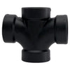 Charlotte Pipe 1-1/2 in. Hub X 1-1/2 in. D Hub ABS Sanitary Tee