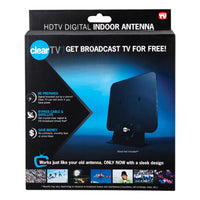 ClearTV Black Cable Connector Indoor HDTV Digital Antenna