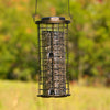 Perky-Pet Squirrel Stumper Wild Bird 3 lb Metal/Plastic Twist-Lock Lid Bird Feeder 8 ports (Pack of 2)