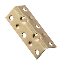 National Hardware 2-1/2 in. H X 3/4 in. W Brass Steel Inside Corner Brace