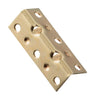 National Hardware 2-1/2 in. H X 3/4 in. W Brass Steel Inside Corner Brace