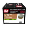 Grip-Rite 3-1/4 in. Wire Coil Framing Nails 15 deg. Ring Shank 2500 pk