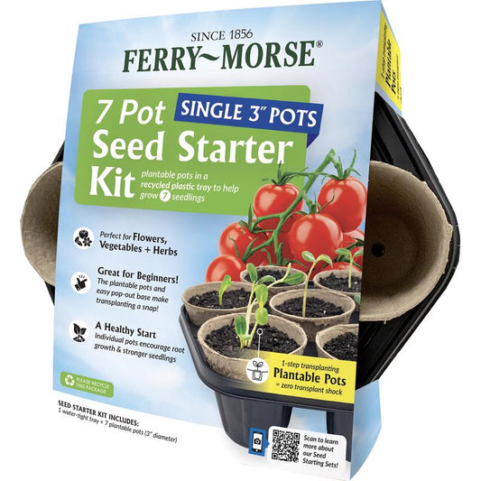 Ferry-Morse 7 Cells 3.5 in. H X 3.3 in. W X 3.3 in. L Seed Starting Kit 1 pk