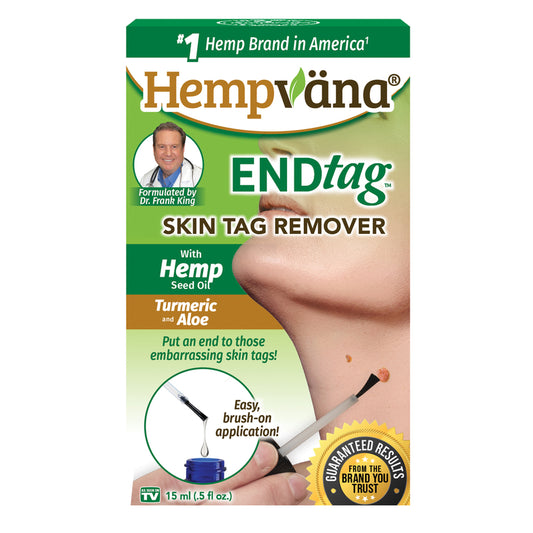 Hempvana Enriched All Natural Turmeric End Skin Tag Remover 0.5 oz.