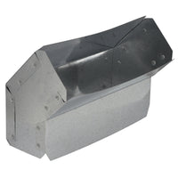 Imperial Manufacturing Stack Elbow Short Way 45 Degree 3-1/4 " Dia. X 10 " Galvanized 30 Ga Steel (Case of 6)
