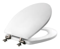 Mayfair by Bemis Edgewater Round White Enameled Wood Toilet Seat - Open Box
