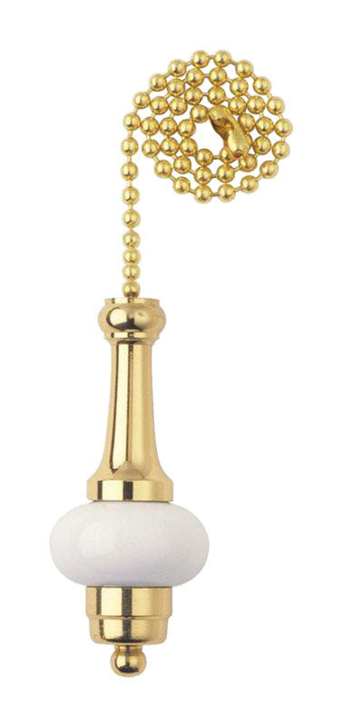 Westinghouse Super-Gloss Brass Pull Chain