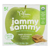 Plum Kids Jammy Sammy Snacks - Apple Cinnamon and Oatmeal - Case of 6 - 1.03 oz.