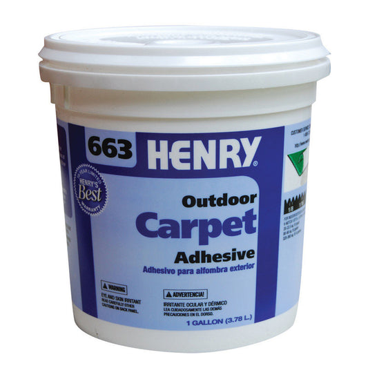 Henry 663 Outdoor Carpet High Strength Paste Adhesive 1 gal. (Pack of 4)