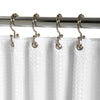 Zenna Home Chrome Silver Metal Shower Curtain Rings 12 pk
