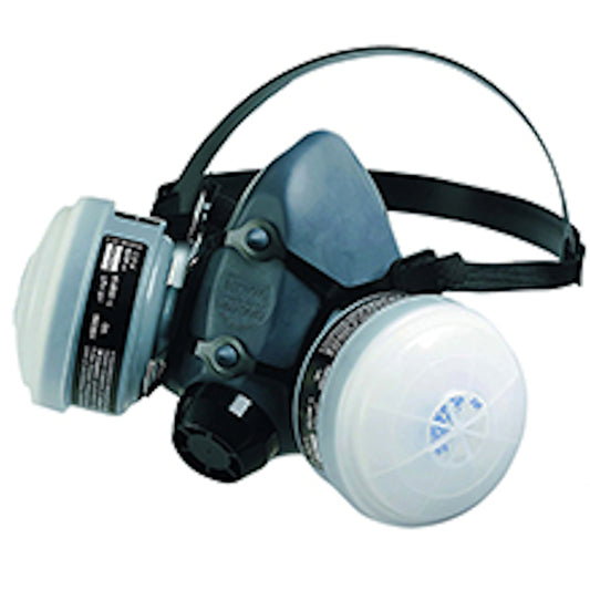 Honeywell R95 Paint Spray and Pesticide Half Mask Respirator Mask Valved Gray L 1 pc
