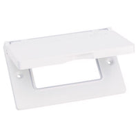 Sigma Electric Rectangle Die-Cast Metal 1 gang 2.83 in. H X 4.57 in. W Horizontal GFCI Cover