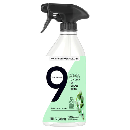 9 Elements Eucalyptus Scent Multi-Purpose Cleaner Liquid 18 oz (Pack of 6)