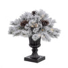 Celebrations 2 ft. Full LED 35 ct Snowy Color Changing Porch Bush