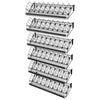 18 in. H X 48 in. W X 10 in. D Black Metal Display Shelf