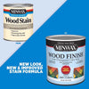 Minwax Wood Finish Water-Based Semi-Transparent Pure White Tint Base Water-Based Wood Stain 1 qt (Pack of 4)