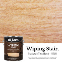 Old Masters Semi-Transparent Natural Tint Base Oil-Based Wiping Stain 1 gal (Pack of 2)