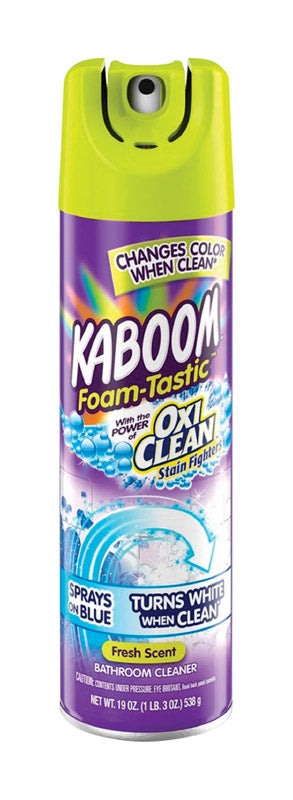 Kaboom Foam-Tastic Bathroom Cleaner with Oxiclean, 19 oz. (Pack of 8)