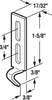 Prime-Line Zinc-Plated Stainless Steel Latch Keeper 2 pk