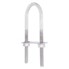 Hampton 5/16 in. x 2 in. W x 4-11/16 in. L Coarse Stainless Steel U-Bolt (Pack of 5)
