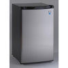 Avanti 4.4 cu ft Black/Silver Stainless Steel Compact Refrigerator 228 W