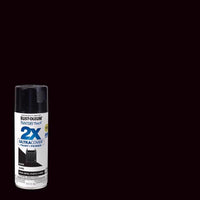 Rust-Oleum Painter's Touch Ultra Cover Gloss Black Spray Paint 12 oz. (Pack of 6)