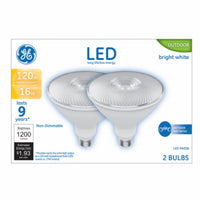 GE PAR38 E26 (Medium) LED Floodlight Bulb Warm White 120 Watt Equivalence 2 pk