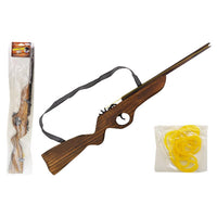 Diamond Visions Wood Toys Rubber Band Rifle Wood 1 pk (Pack of 12)