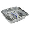 Home Plus Durable Foil 7-7/8 in. W x 7-7/8 in. L Cake Pan Silver 3 pk (Pack of 12)