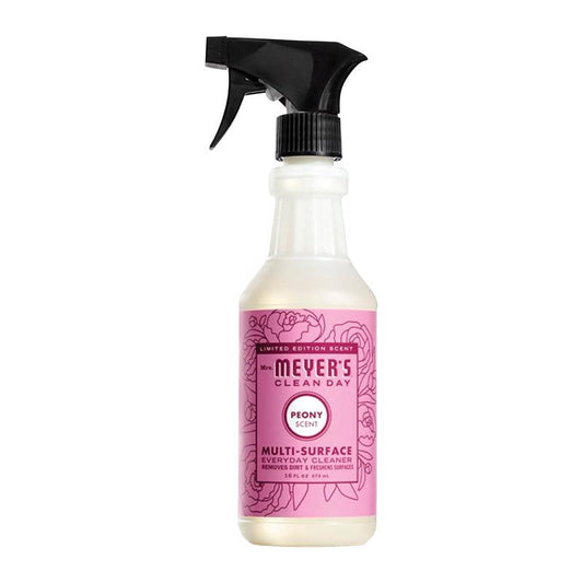 Mrs. Meyer's Clean Day Peony Scent Organic Multi-Surface Cleaner, Protector and Deodorizer Liquid (Pack of 6)