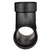 Charlotte Pipe 4 in. Hub X 4 in. D Hub ABS Flush Cleanout Tee