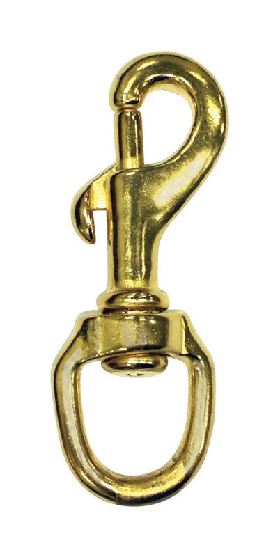 Baron 5/8 in. D X 3-1/4 in. L Polished Bronze Bolt Snap 14 lb
