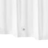 Kenney 72 in. H X 70 in. W White Shower Curtain Liner PEVA