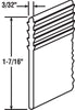 Prime-Line 6.4 in. H X 1-7/16 in. W Gray Frameless Shower Door Sweep