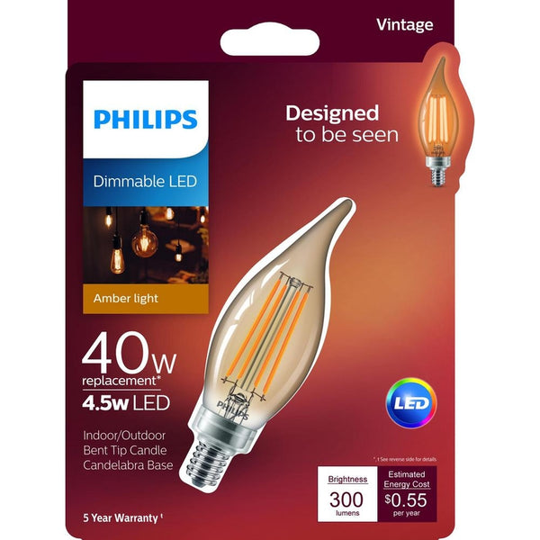 LED DIM BA11 E12 40W AWW