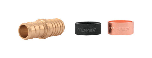 SharkBite 3/4 in. Barb X 3/4 in. D Barb Brass Coupling